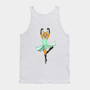 Fox Ballerina Tutu Tank Top